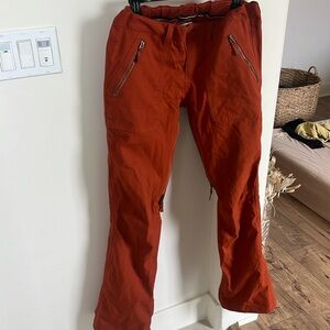 Brick colored Burton ski/snowboard pants